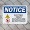 Signmission Electric Fence Do Not Climb OSHA Notice Sign, Plastic, 10in W x 7in L, 2PK OS-2PACK-NS-P-710-L-11624 - alternate 5